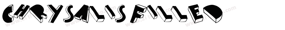 Chrysalis Filled字体转换